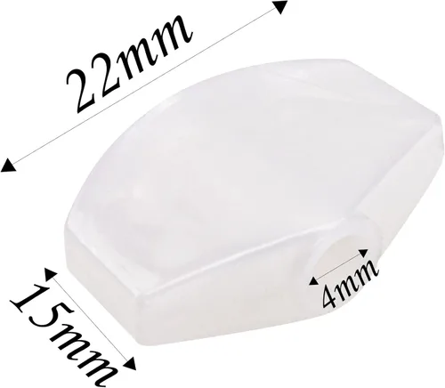 Vista 3 de 12 botones de cabeza de máquina de afinación de guitarra Yootones botones cuadrados compatibles con accesorios de guitarra (blanco perlado)