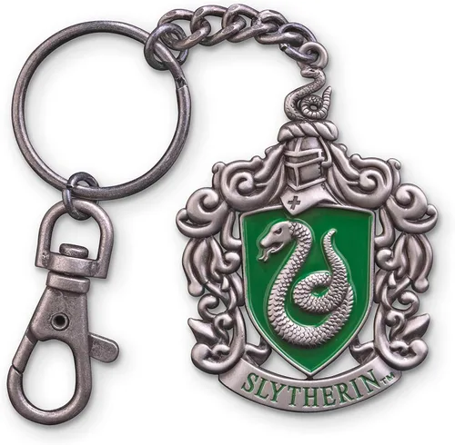 The Noble Collection Slytherin - Llavero con escudo