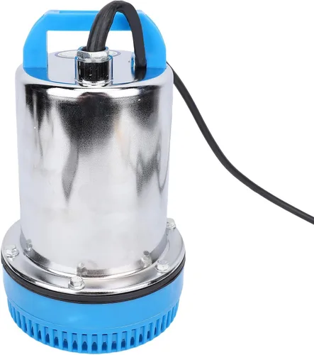GOTOTOP 12V Submersible Pump, Stainless Steel Body, High Lift Water Pump, 8m Lift, Ideal for Gardening and Aquaculture