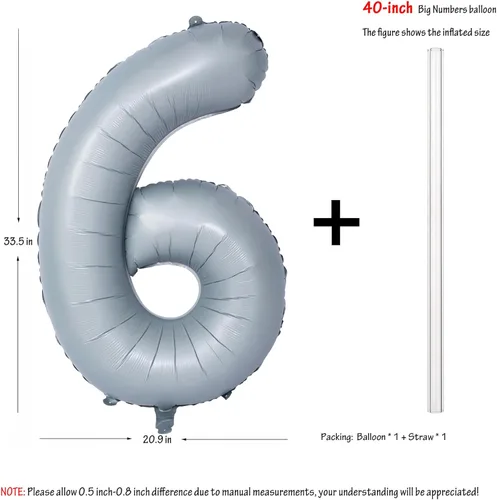 Vista 71 de Globos de 40 pulgadas con números de caramelo, papel de aluminio de helio, globos de látex de Mylar para fiesta de cumpleaños, decoración digital 0