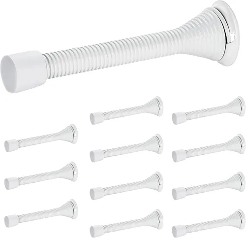 Vista 36 de Ravinte Topes de Puerta, Paquete de 30 Topes de Puerta de Resorte Blancos con Tope de Goma, Topes de Puerta para la Parte Inferior de la Puerta