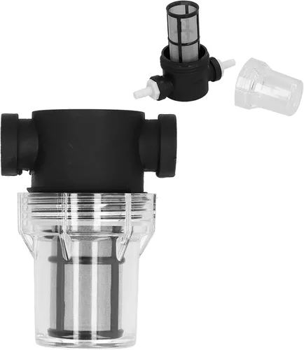Vista 5 de Pissente Beer Filter, Plastic Beer Inline Filter Strainer for Home Brewing 150 80 Mesh Water and Beer Filtering, Improves Taste Clarity and