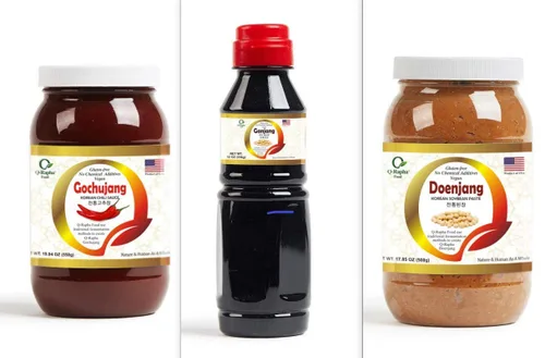 Vista 9 de Q-Rapha Ganjang coreano prémium (salsa de soja) Sin gluten, sin OMG, sin pasteurizar, artesanal, de más de 3 años (1 galón)