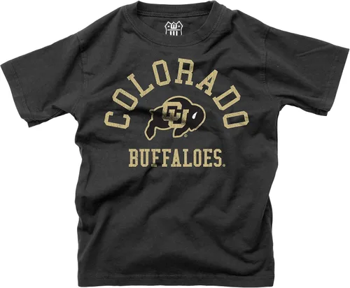 Vista 122 de Wes and Willy Camiseta de algodón orgánico de manga corta para niños de la NCAA