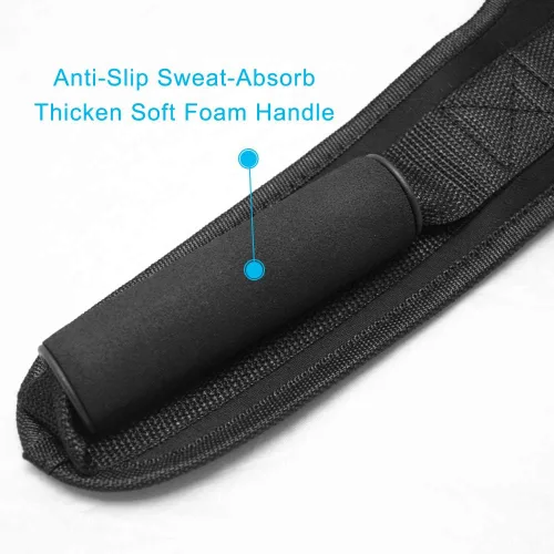 Vista 4 de Ab Crunch Arnés Cable Accesorio Ab Ejercicio Máquina de Cable de Gimnasio Entrenamiento Abdominal Crunch Core Equipo de entrenamiento muscular