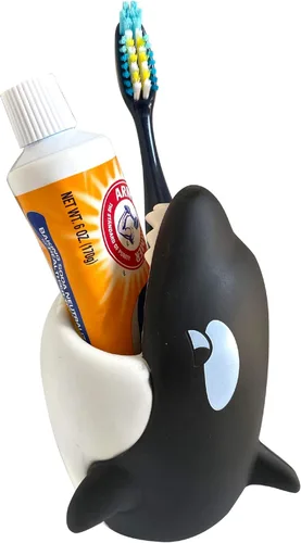 Vista 15 de Soporte para cepillo de dientes para niños Organizador de cepillo de dientes – Soporte para cepillo de dientes de silicona duradera