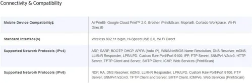 Vista 11 de Impresora láser compacta monocromática Brother, HLL2390DW, copia y escaneo convenientes en mesa plana, impresión inalámbrica, impresión dúplex a dos