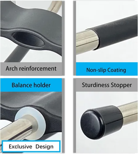 Vista 9 de Perchas mágicas para pantalones que ahorran espacio, paquete de 2 para armario, múltiples capas, multifuncional, organizador para pantalones