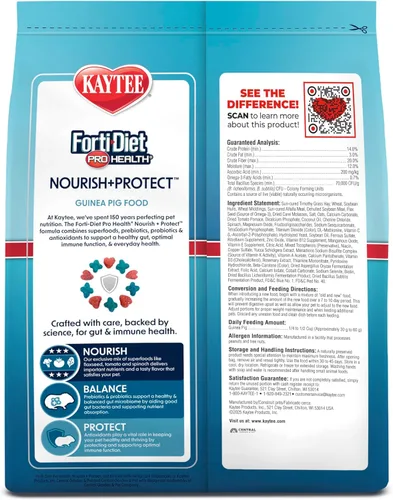 Vista 12 de Alimento Kaytee para cobayas modelo Forti Diet Pro Health