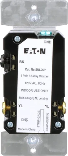 Vista 5 de Eaton Regulador universal deslizante 120V, negro/marrón/gris