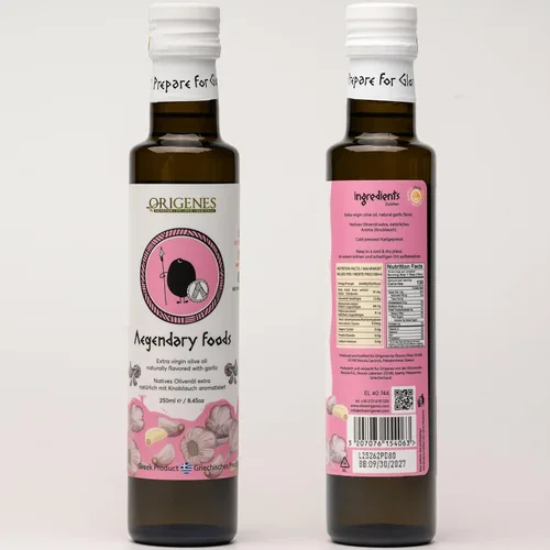 Vista 8 de Paquete de 2 aceite de oliva con sabor virgen extra, 1 botella de infusión de limón, 1 botella de AOVE con infusión de naranja, prensado en frío