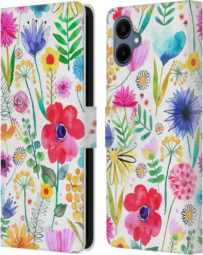Vista 35 de Head Case Designs Officially Licensed Ninola Butterfly Nature Spring Floral Leather Wallet Case Compatible with Samsung Galaxy A07 4G