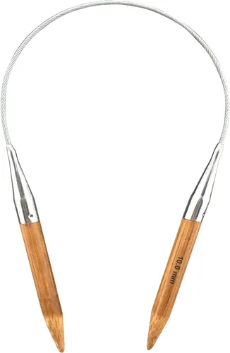 Vista 11 de Mdoker Aguja de tejer circular de bambú tamaño 4 24 pulgadas agujas de tejer circulares para tejer a mano DIY y cualquier proyecto de hilo de tejido