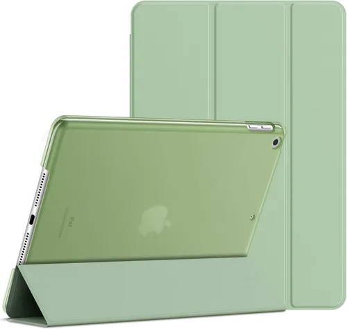 Vista 16 de JETech Funda para iPad de 10.2 pulgadas (modelo 2021/2020/2019, 9/8/7 generación), cubierta con activación/suspensión automática (beige)