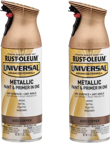 Vista 31 de Rust-Oleum 267298-6PK Pintura en aerosol martillada universal para todas las superficies, 12 onzas, blanco, paquete de 6