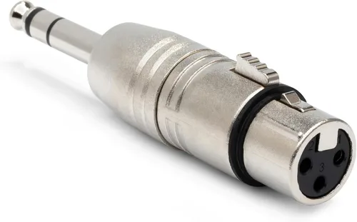 Vista 2 de Adaptador hembra XLR a macho balanceado de 14 de pulgada Hosa, GXP-143