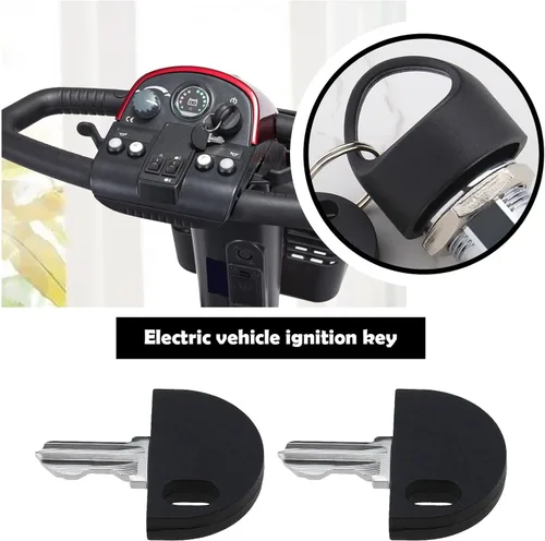 Vista 2 de SING F LTD 2 llaves de encendido compatibles con Pride compatibles con patinetes Go-Go Sport Mobility compatibles con Pride Victory compatibles
