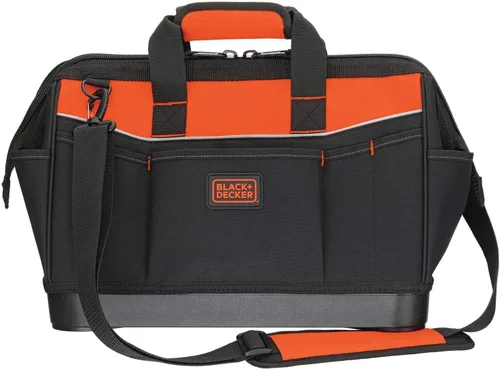 Vista 5 de BLACK+DECKER Accesorio de herramienta oscilante de matriz con bolsa de herramientas con cremallera de boca ancha de 16 pulgadas