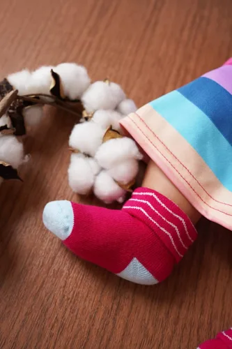 Vista 3 de RATIVE Newborn 0-3 Months and Infant 3-12 Months Thick Terry Turn Cuff Socks for Baby Boys Girls