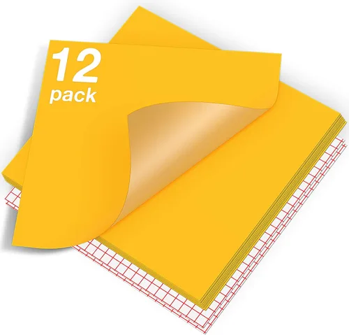 Vista 11 de Vinilo para Cricut – Juego de hojas de vinilo adhesivas permanentes – Hojas de vinilo de 12 x 12 pulgadas / 30.48 x 30.48 cm. y hojas de cinta