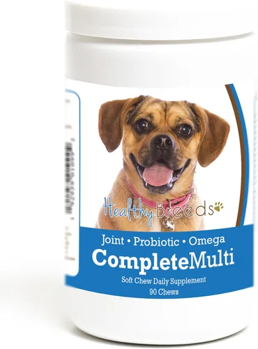Vista 66 de Healthy Breeds Cavalier King Charles Spaniel - Multivitamínico todo en uno, completo con probióticos, glucosamina, condroitina y omegas, 60