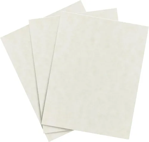 Vista 16 de Papel pergamino envejecido, ideal para certificados, menús e invitaciones de boda, enlace de 24 libras, texto de 60 libras, 90 GSM, papel de 8.5 x