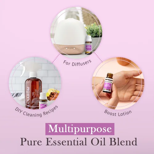 Vista 4 de Pranarom - Mezcla de Aceites Esenciales Buen Samaritano (15ml) - 100% Aceite Esencial Puro para Difusión y Limpieza Limón, Romero, Eucalipto