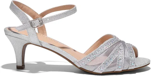 Vista 2 de Dream Pairs - Nina - Sandalias de tacón bajo para mujer