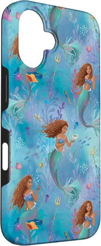 Vista 3 de Funda para iPhone 16 Disney La Sirenita Ariel Under the Sea Scenes