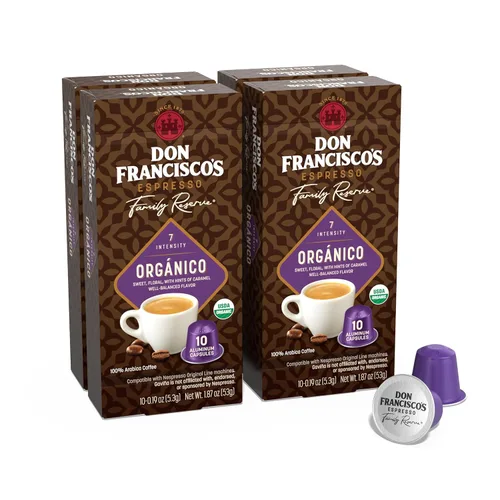 Vista 9 de Don Francisco's and Cafe La Llave - Paquete variado de cápsulas de café expreso – 50 unidades – Cápsulas de café espresso de aluminio reciclable