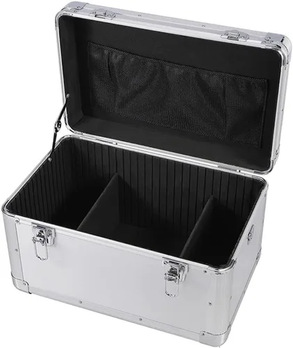 Caja de herramientas portátil, caja de herramientas de aluminio, caja de herramientas, organizador del hogar, caja de metal multiusos, caja de