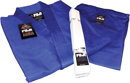 Vista 5 de Fuji Uniforme de Judo Gi de una sola armadura - Niños y Adultos Algodón Entrenamiento Gi Gi para Judo y Karate