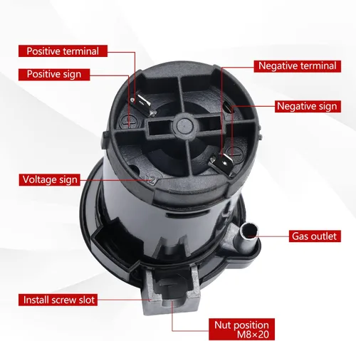 Vista 6 de Compresor de Aire 12V, Bomba de Aire para Claxón, Kit Compresor de Claxón de Coche Super Fuerte para Cualquier Vehículo, Camiones, Furgonetas