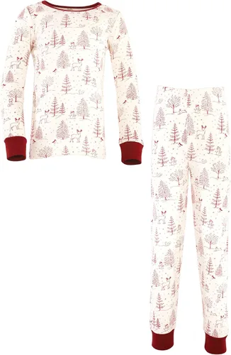 Vista 15 de Touched by Nature Pijamas navideños familiares a juego Ártico