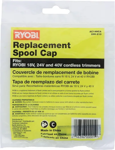 Vista 5 de Ryobi - Tapa de carrete de repuesto AC14HCA original OEM para recortadoras inalámbricas 18V, 24V, 40V Ryobi