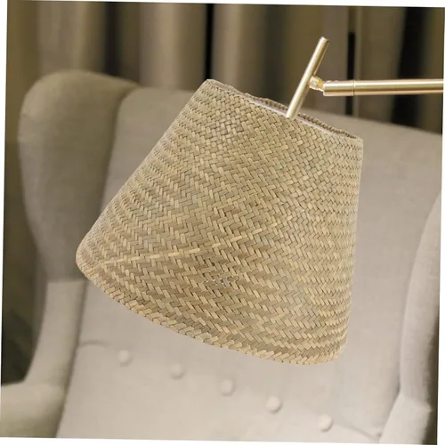 Vista 8 de Housoutil Pantalla de lámpara para lámparas de mesa, cubierta de luz, aplique de pared, pantalla de araña tejida, pantallas de luz, lámpara