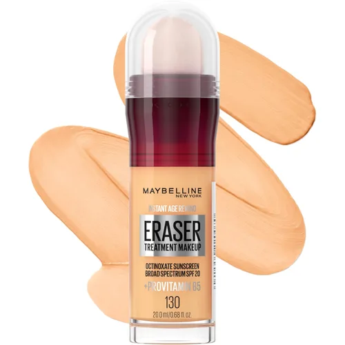 Vista 23 de Maybelline Instant Age Rewind Eraser Foundation con SPF 20 y provitamina B5 hidratante, 110, 1 unidad