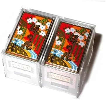 Vista 2 de Nintendo Juego de cartas japonesas Hanafuda Miyako no Hana Negro