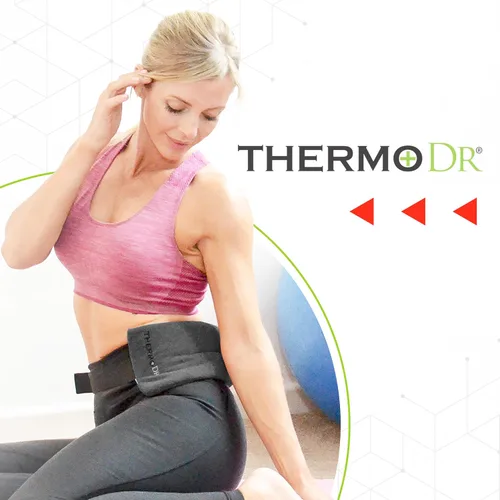 Vista 8 de Almohadilla térmica para microondas para cuello, espalda y hombros, almohada térmica para microondas con correa elástica, almohadilla térmica