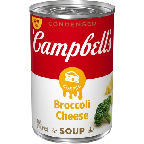 Campbell's - Sopa condensada de brócoli con queso, lata de 10.5 onzas