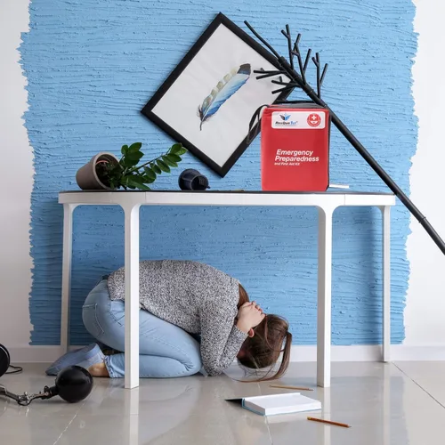 Vista 8 de Kit de primeros auxilios para el hogar y botiquín de primeros auxilios para automóvil - Kit de primeros auxilios de viaje y equipo de campamento