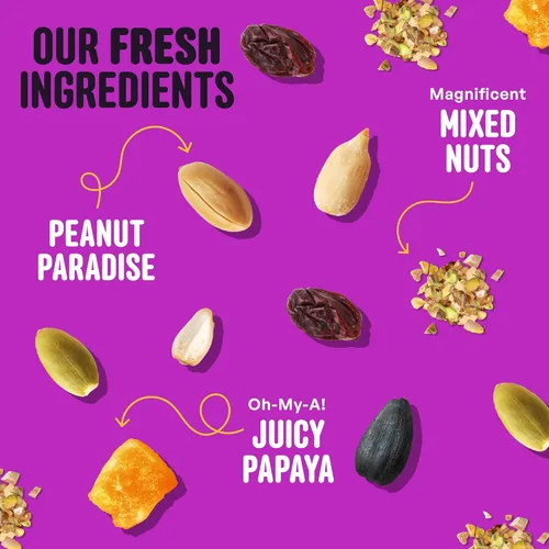 Vista 4 de Cool Birds - Mezcla de semillas para pájaros silvestres de nueces y frutas – 10 libras. Comida gourmet para pájaros con corazones de girasol