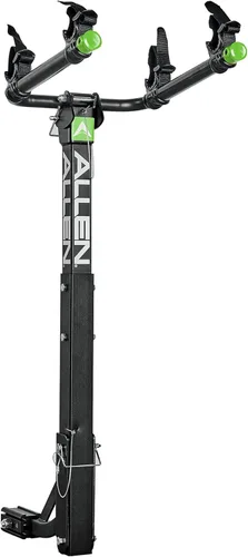 Vista 2 de Allen Sports Deluxe - Soporte de enganche para 2 bicicletas, modelo ZN520, color negro