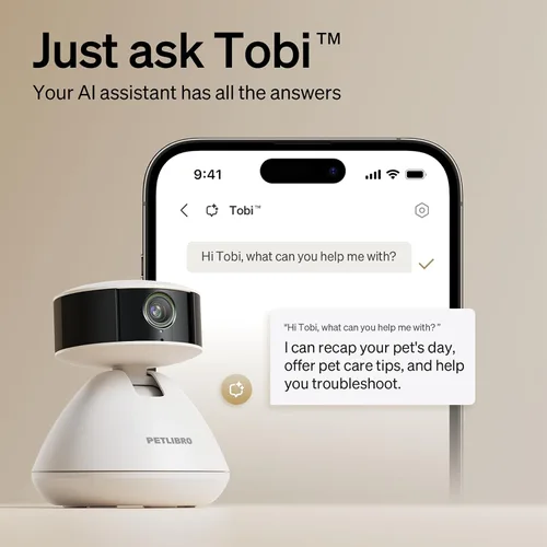 Vista 9 de PETLIBRO AI Cámara para mascotas con aplicación de teléfono para interiores