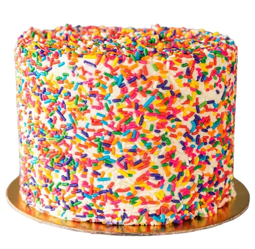 Vista 5 de SPRINKLES DE ARCO IRIS - Sin lácteos, sin gluten, sin huevos, veganos, sin soja, sin nueces, Kosher, mezcla de espolvoreo, para hornear, decoración