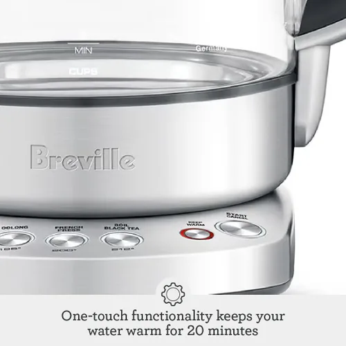 Vista 3 de Breville BKE830XL IQ Kettle Pure Water Heater, 57 oz, Brushed Stainless Steel