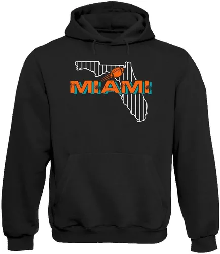 Vista 15 de Xtreme Apparrel Team Field Map Men's Hoodie Sweatshirt for Football Fans