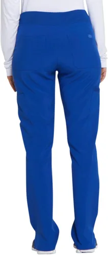 Vista 2 de Pantalón médico Dickies EDS Essentials para mujer, tiro natural, pierna cónica, sin cordones. DK005