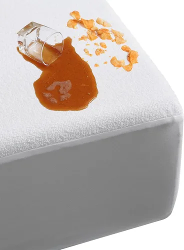 Vista 9 de Protector de colchón impermeable tamaño individual, paquete de 2, funda protectora de entrenamiento para la humedad de la cama de los niños, sábana