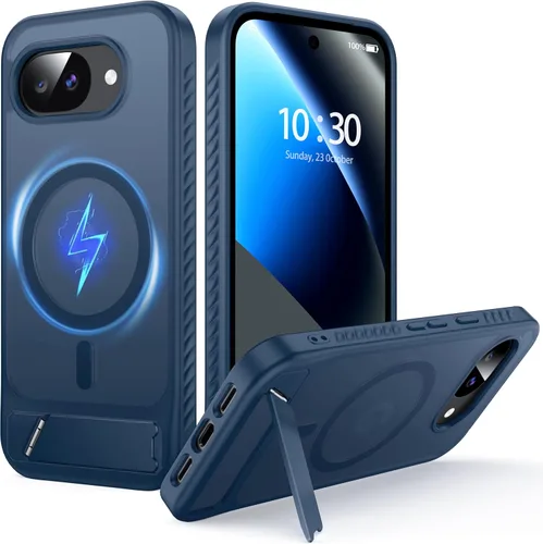 Vista 18 de Funda Magnética NO.1 para Google Pixel 7a Case [Compatible con MagSafe][Anti-Huellas][Ajuste Delgado][Resistente a Golpes Militar] Cubierta